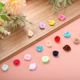thumbnail image 5 of Uxcell 100 Pcs 0.6 inch Mini Ribbon Roses for DIY Crafts Sewing Artificial Fabric Flowers Dark Brown, 5 of 5