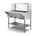 thumbnail image 3 of Three Pan Open Well Electric Steam Table with Undershelf and Sneeze-Guard, KM-OWS-3SG., 3 of 7