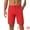 Red, variant on DARING DIVA Men's Casual Lightweight Flat Front Board Shorts 30 Red