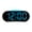 Black shell blue lig, variant on Multifunctional Bedside Clock With Soft Glowing Night Light Two Alarms Temperature Display For Girls Bedroom