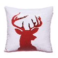 thumbnail image 4 of DOLITY Christmas Bed Decor Soft Square Throw Pillow Case Cushion Covers B B, 4 of 9