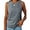 Dark gray, variant on Dellytop Womens Summer Crew Neck Sleeveless Solid Color Tank Tops