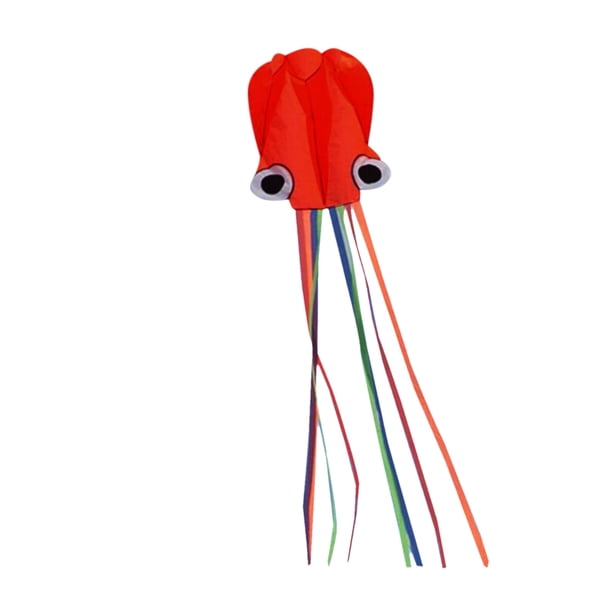 Kites For Kids, Easy To Fly, Topus-Kites Toy, 10ft LONG, No Line, Outdoor Fun, Summer Flying, Travel Portable, Lightweight Durable, Perfect Gift, Park Beach, Foldable Design, Kids Adults