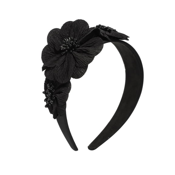 Vocoste 1 Pc Classic Fashion Elegant Knotted Headband for Women for Girls 5.91"x1.57" Black