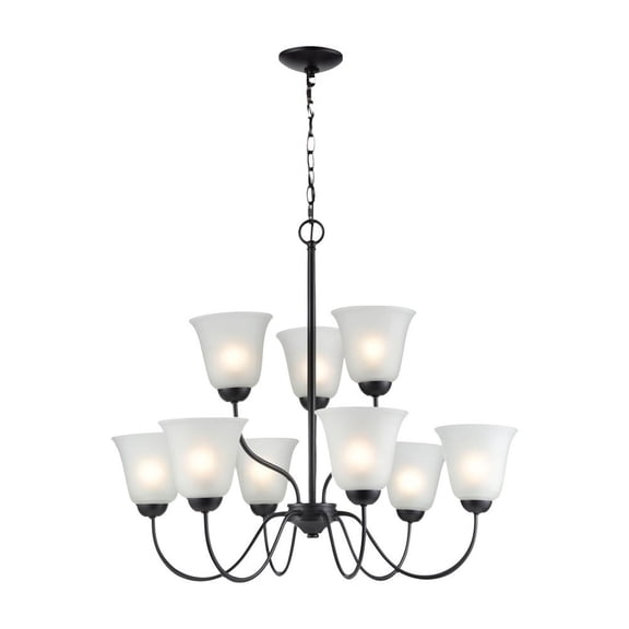 Elk Home Conway 26-inch Wide 9-Light Chandelier in Oil Rubbed Bronze