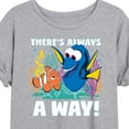 thumbnail image 3 of Disney Finding Dory - There's Always A Way - Women's Oversized T-Shirt, 3 of 5