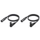 thumbnail image 1 of Cable Audio XLR 90 Grados A Recto 3 Pines (1 M), 1 of 9