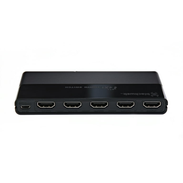 Blackweb 4-Device HDMI Switch with Remote Control, Connect 4