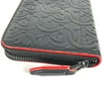 thumbnail image 5 of Pre-Owned Salvatore Ferragamo Gancini round zipper long wallet in black leather for... (Good), 5 of 14