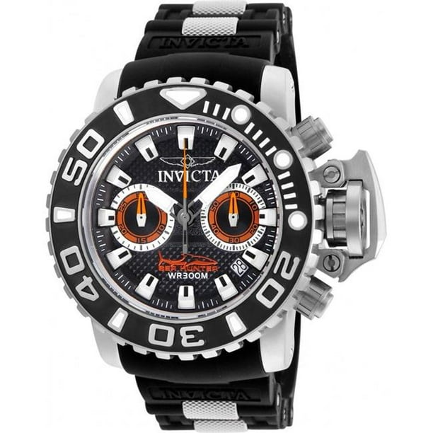 Invicta 20472 Mens Sea Hunter Quartz Multifunction Black Dial