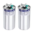 thumbnail image 1 of Uxcell 2Pcs 70+5MFD CBB65 Capacitor de Arranque Redondo 70+5uF, 370/440V para Motor de CA, HVAC, Aire Acondicionado, Motores de Condensador, 1 of 5