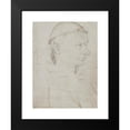 thumbnail image 2 of Hans Holbein The Elder 14x18 Black Modern Framed Museum Art Print Titled - Portrait of a Monk (1502), 2 of 5