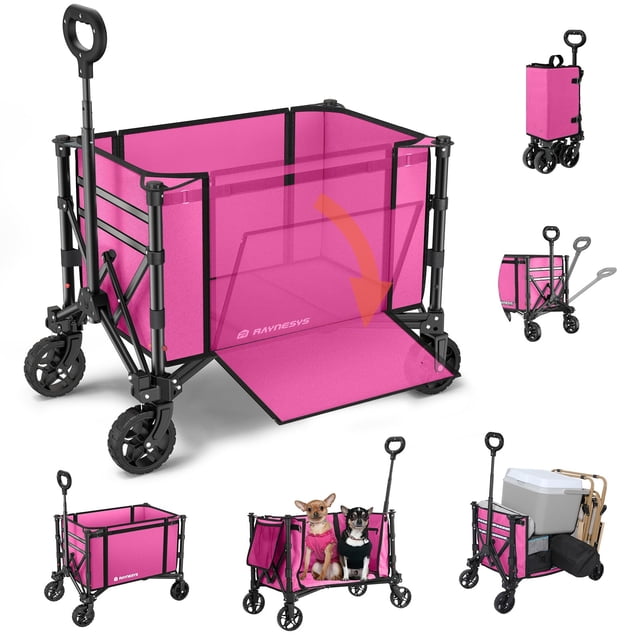 Carrito Plegable Raynesys 120L Carro Utilitario Plegable