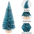thumbnail image 3 of 50Pcs Mini Christmas Village Trees Bottle Brush Trees Trees Sisal Snow Frosted Trees Tabletop Trees Mini Sisal Trees for Christmas Party Home Decorations Diorama Models, 3 of 7