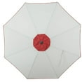 thumbnail image 3 of HomeRoots 484469 9 ft. Beige & Terracotta Polyester Octagonal Tilt Market Patio Umbrella, 3 of 3