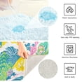 thumbnail image 3 of Yayeee Bath Rug for Bathroom Floor Non Slip Rectangle Fluffy Soft Absorbent Mat, 16"x24", Yellow Mountains, 3 of 7