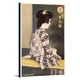 thumbnail image 1 of Kinausa Silk Vintage Poster (artist: Anonymous) Japan c. 1920 (12x18 Gallery Wrapped Stretched Canvas), 1 of 1