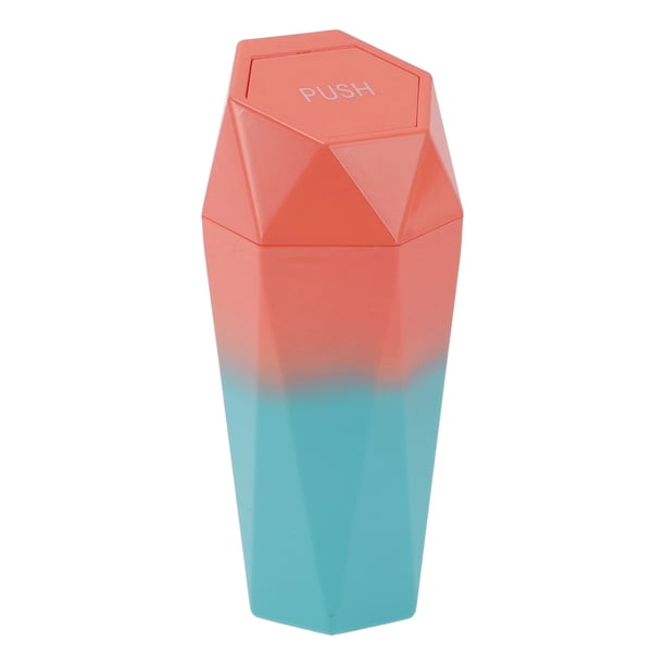Bote de Basura para Automóvil Único Bargains, Portátil, Plástico, 1 pieza, Rosa, Azul