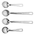 thumbnail image 3 of Stainless Steel Serving Spoon Set For Home Use And Dining Occasions Colander Silver 1 Set, 3 of 3