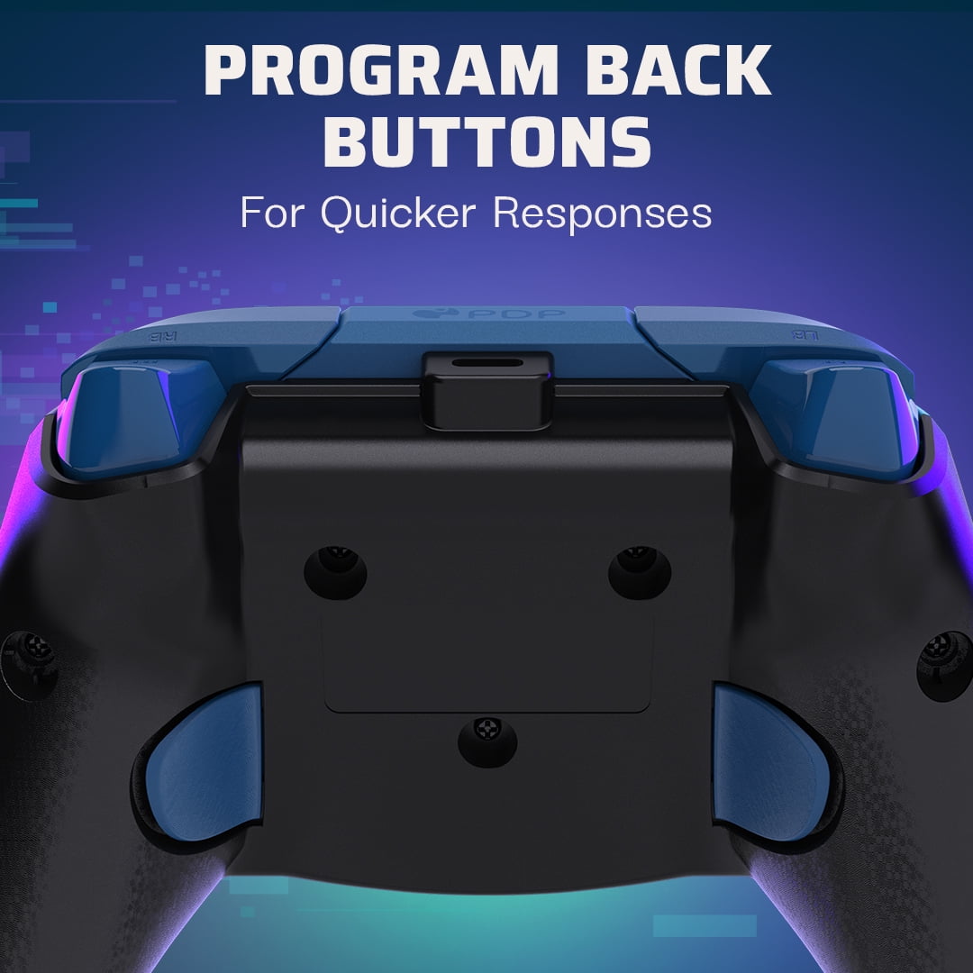 PDP REMATCH Advanced Wired Controller: Glitch Green For Xbox Series X|S, Xbox One, & Windows 10/11 PC