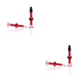 thumbnail image 1 of Eigraketly Paquete de 2 vástagos y tapas de válvula de neumático sin cámara Universal Road de 40mm MTB, válvulas de pezón para neumático de Rojo 2piezas, 1 of 6
