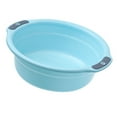 thumbnail image 3 of Plastic Wash Basin, Thicken NonSlip Washing Face Clothes Basin with Portable Design for Home Dormitory Travel, 3 of 8