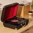 thumbnail image 4 of Phonographe Tournant, 3 Vitesses Prise US 100-240V Tourne-Disque Rétro pour Maison, 4 of 7