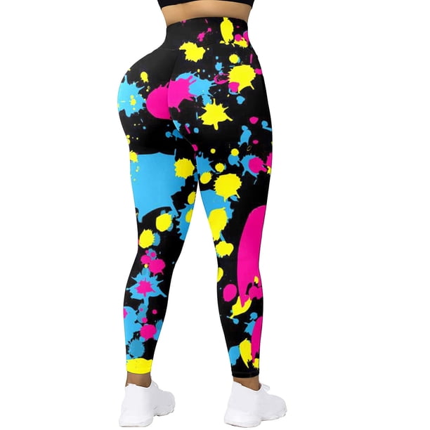 MKLEKYY Leggings de mujer de cintura alta para mujer, pantalones deportivos suaves para yoga, pantalones para correr y entrenar