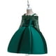 thumbnail image 4 of Vestido Para Niñas, Ropa Para Niñas Pequeñas, Encaje Bordado De Color Sólido, Manga Corta, Lazo, Vestido De Fiesta De Cumpleaños, Vestidos Para Niños, Verde Odeerbi  LM103-3649, 4 of 9