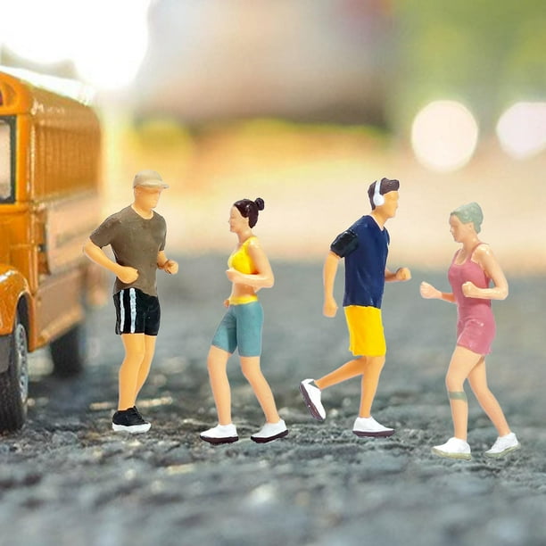 Figuras a escala 1/87 Hugo Multicolor de Personas Figuras en miniatura