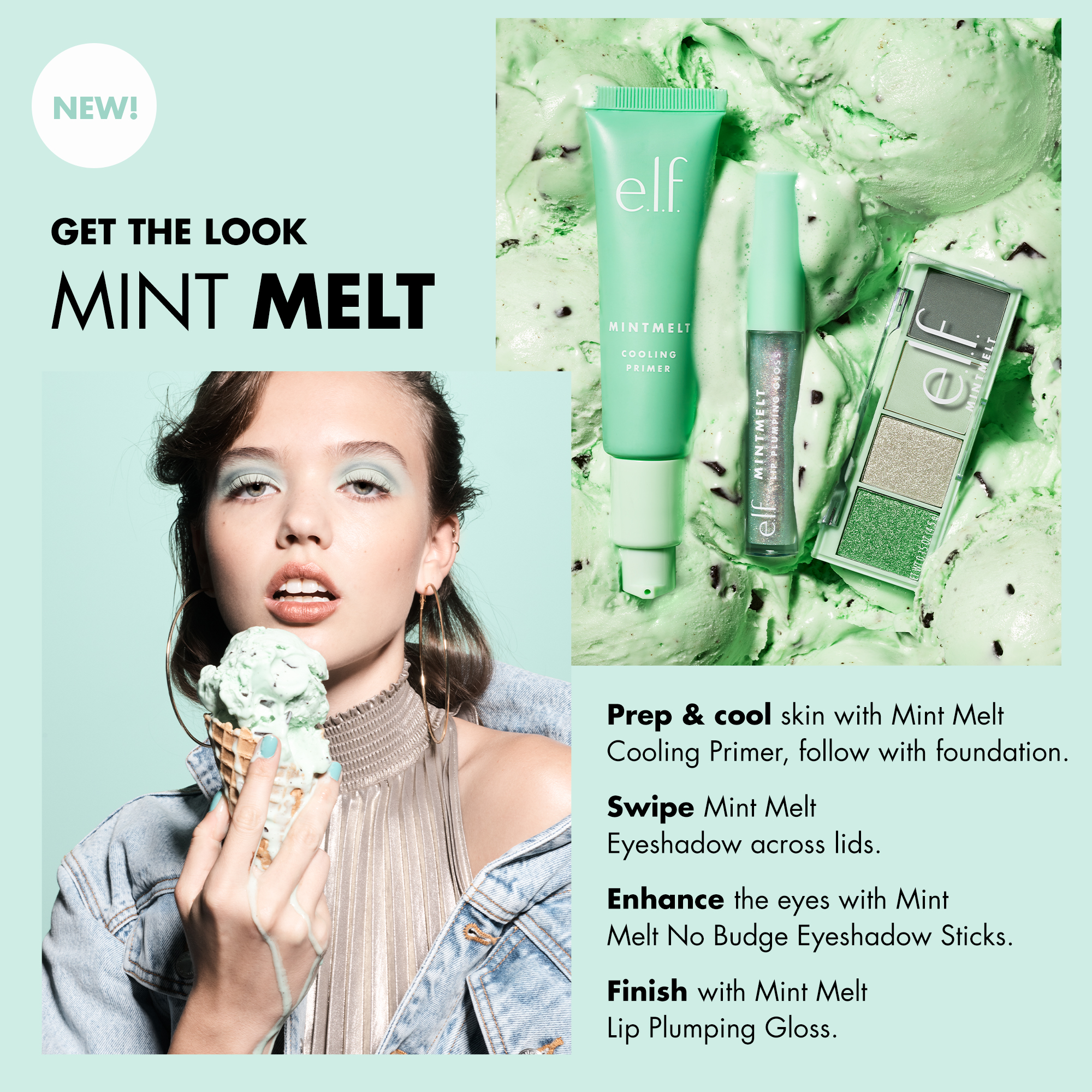 e.l.f. Mint Melt Cooling Face Primer - image 4 of 9