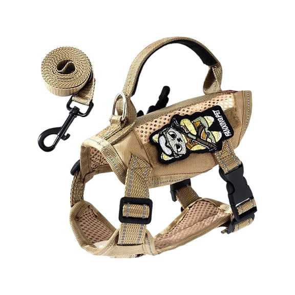 Whyan Escape Proof No Pull Pet Harness Vest with Leash for Secure Dog and Cat Outdoor Walking Training Activities