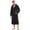 buffalo Plaid-grey, variant on Mens Fleece Robe with Hood, Soft Bathrobe Plush Robes for Men(Royal Blue,Large-X-Large)