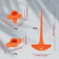 thumbnail image 3 of Sealant Nozzle Cleaner Sealant Cover Prevent Drying for Glass Caulk Tube Standard Size Caulk Storage Hand Tool, 3 of 8