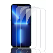 3-PACK Qixxronics iPhone 16e Screen Protector Tempered Glass Screen Protector for iPhone 16e, Bubble Free