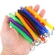 thumbnail image 3 of BRIGHTFUFU 12 llaveros elásticos en espiral de plástico de colores, con resorte retráctil (colores surtidos), 3 of 8