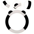 thumbnail image 6 of Nishiyuenyi Generic Car Steering Wheel Cover, Steering Wheel Protector Cover, Decorative Car Round Black White, 6 of 9