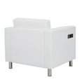 thumbnail image 3 of Office Star Products Atlantic chair with Single Charging Station in Dillon Snow Fabric K/D, 3 of 4