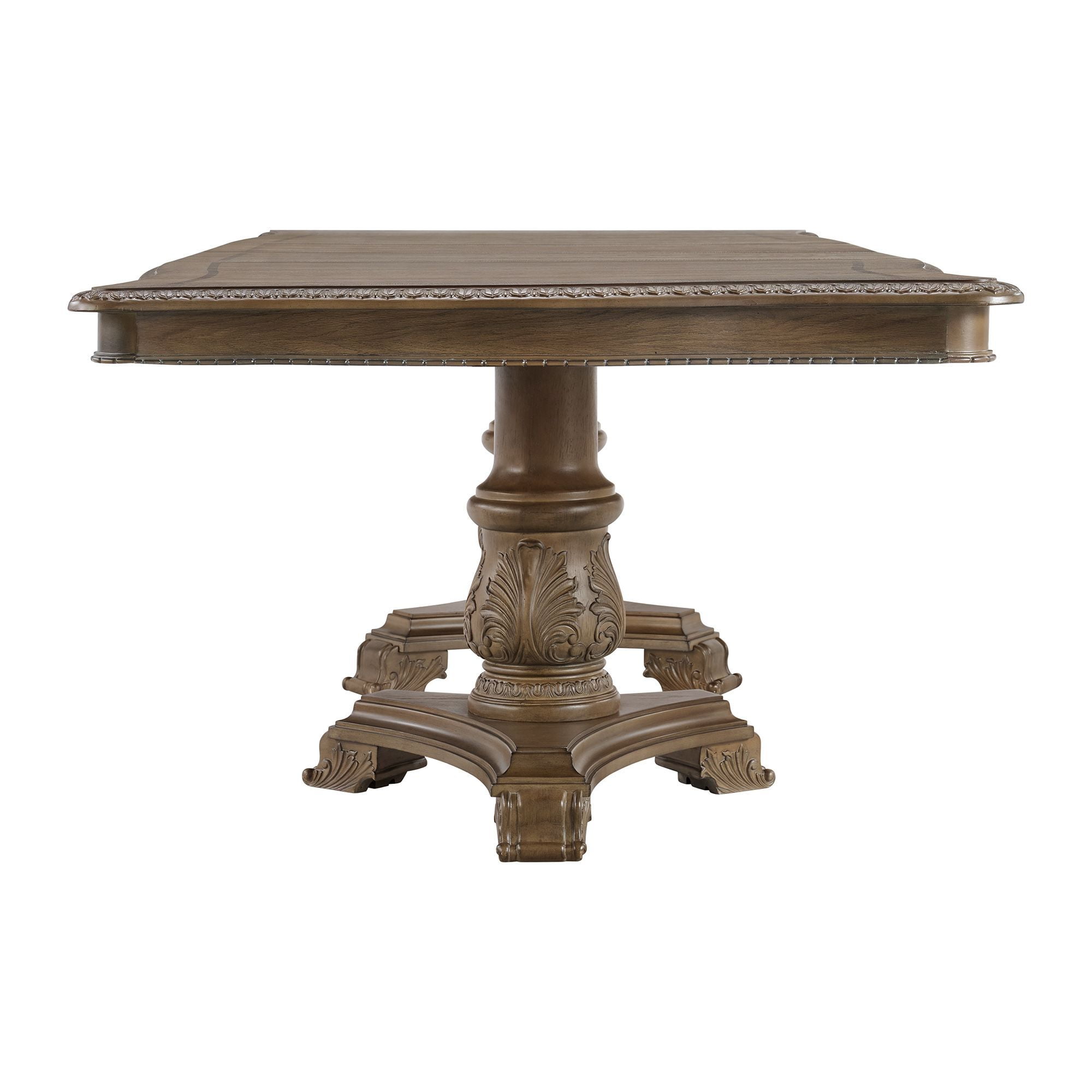 Picket House Furnishings Denali Rectangular Dining Table with 2 Leaves in Walnut