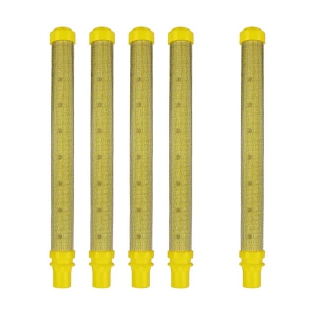 5 Pieces High Performance Stainless Steel Airless Spray Filters Easy To Install 100 Mesh