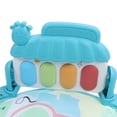 thumbnail image 3 of BIMZUC Baby Gyms Play Mat Infant Activity Play Piano Tummy Time Mat with Hanging Rattles Elephant and Rhinoceros Pattern, Multicolor, 3 of 9