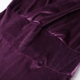 thumbnail image 4 of Vestido largo de terciopelo de manga larga para mujer - Vestido largo ajustado de corte A para fiestas de invierno, tallas M-XXXXL, 4 of 7