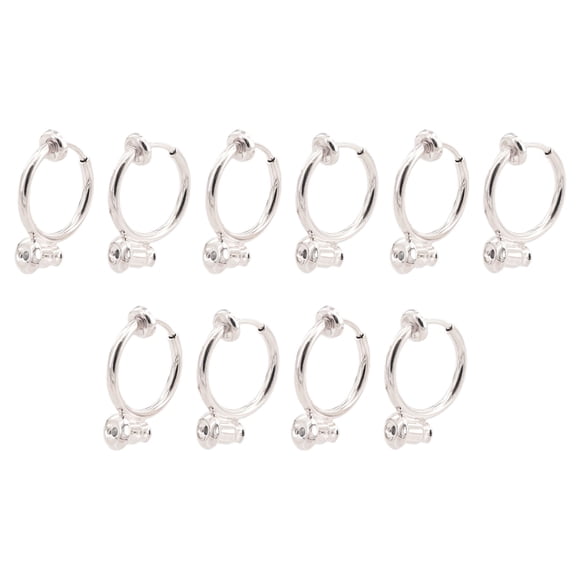Minnieouse 10 Uds. Convertidores de Clip para oreja, accesorios para pendientes, componentes de joyería hechos a mano con almohadillas de Ropa, zapatos y accesorios Miscelánea Tipo18