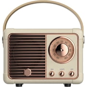 Retro Bluetooth Speaker, Vintage Decor, Mini Wireless Bluetooth Speaker, Cute Old Fashion Style for Kitchen Desk Bedroom Office Party Outdoor Accessories for iPhone Android