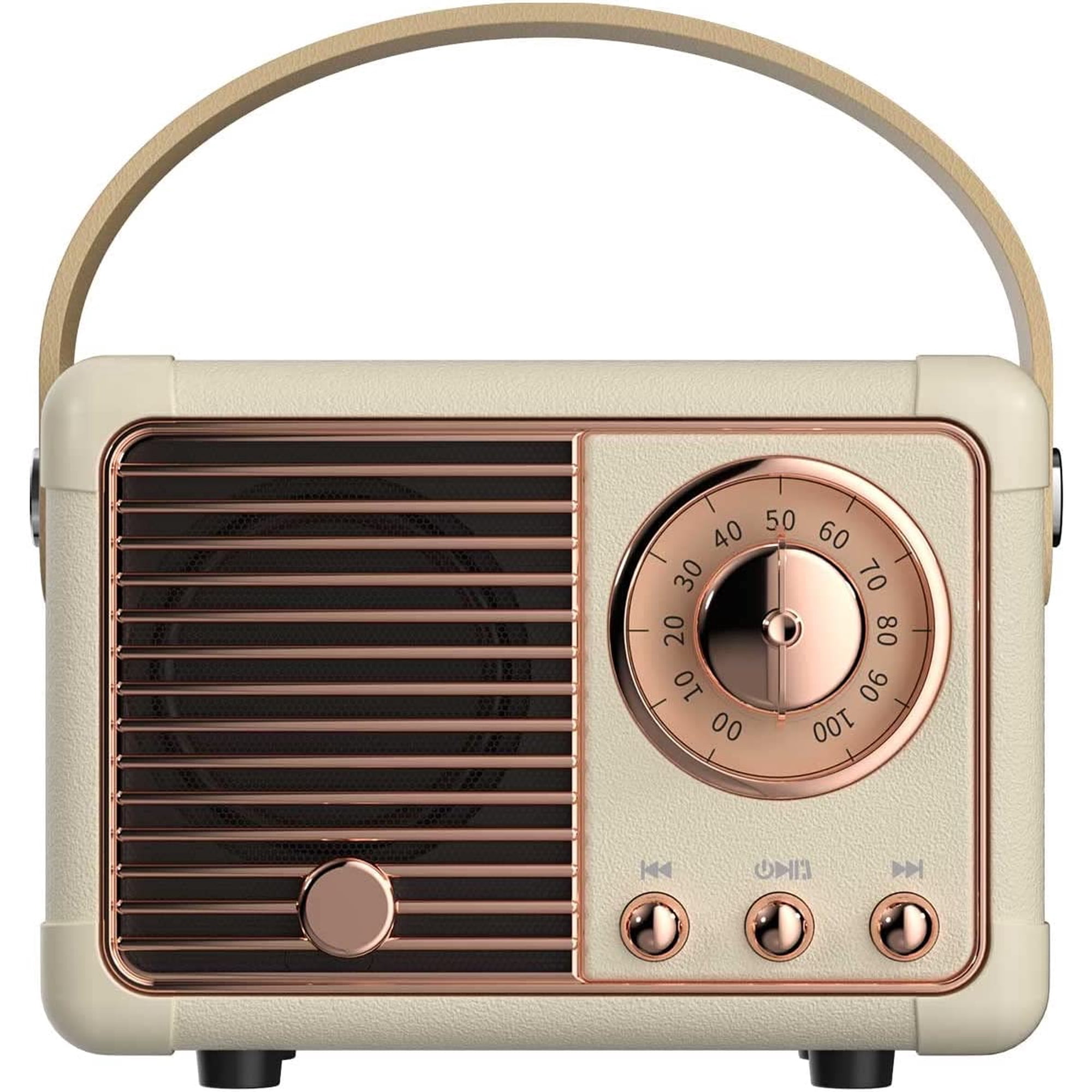 Retro Bluetooth Speaker, Vintage Decor, Mini Wireless Bluetooth Speaker, Cute Old Fashion Style for Kitchen Desk Bedroom Office Party Outdoor Accessories for iPhone Android