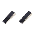 thumbnail image 1 of sweethay Tope de puerta antideslizante de acero inoxidable para baño, Tope de puerta de suelo apilable Universal, cuña reutilizable de Type5 NO5, 1 of 6