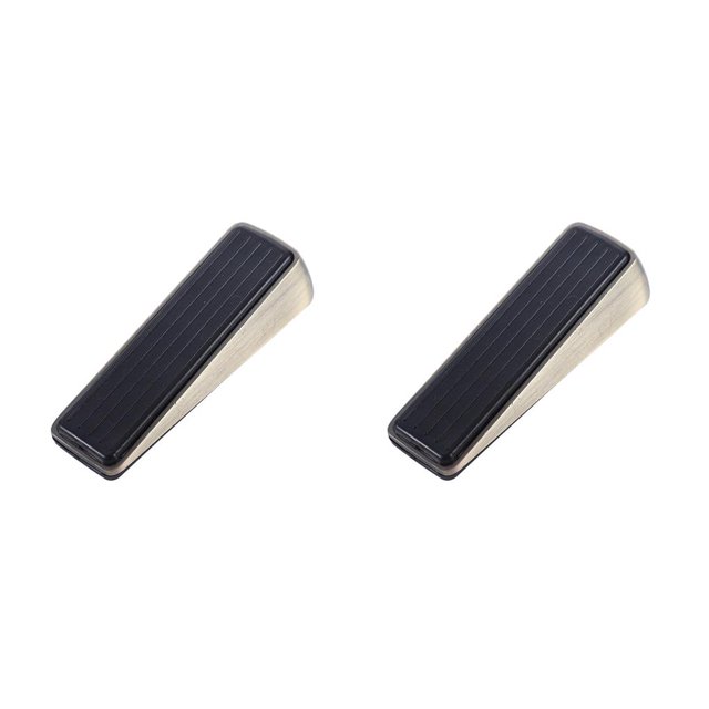 sweethay Tope de puerta antideslizante de acero inoxidable para baño, Tope de puerta de suelo apilable Universal, cuña reutilizable de Type5 NO5