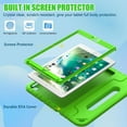 thumbnail image 3 of SUPNICE Kids Case with Screen Protector for iPad 9.7 Inch 2018/2017, Shockproof Convertible Handle Stand Kids Case for iPad 9.7 2017/2018 (iPad 5th and 6th Generation),iPad Air 2, Green, 3 of 8