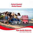 thumbnail image 5 of Coca-Cola 24 Can Cooler Backpack and Folding Chair with Built-In Bluetooth Speakers, 5 of 5