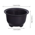 thumbnail image 2 of unbranded 3Jgo Maceta Decorativa De Plástico Para Bonsáis Y Suculentas Con Moderno Y, 2 of 8